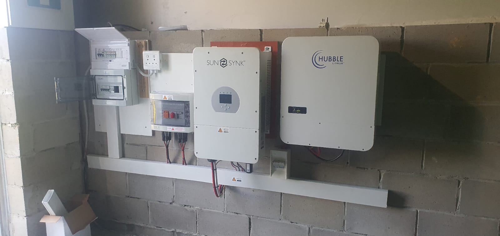 Solar System installed by owner and Connected by WCCF